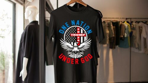 One Nation 2024 Trump Under God t-shirt