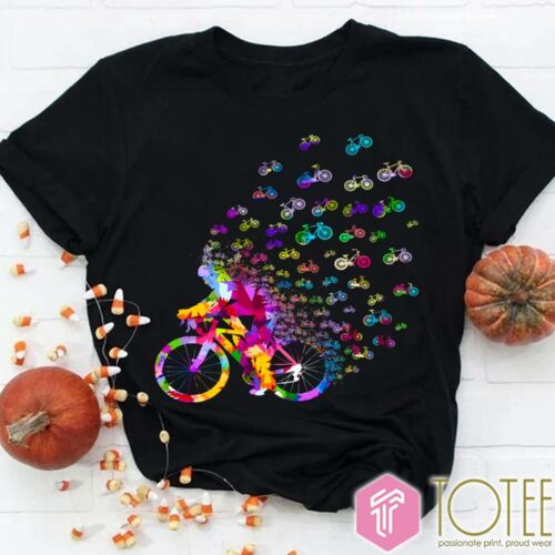 Cycling Colors Bicycle t-shirt