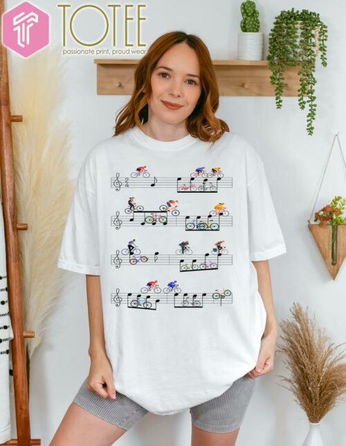 Cycling Music Note t-shirt